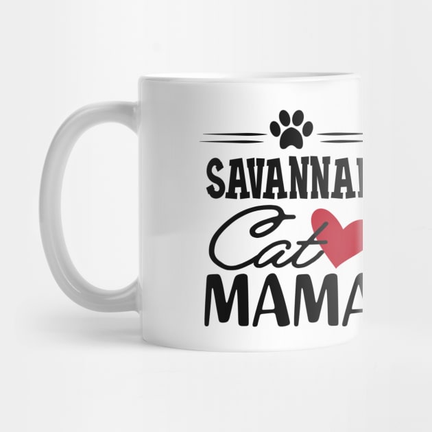 Savannah Cat Mama by KC Happy Shop